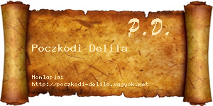 Poczkodi Delila névjegykártya